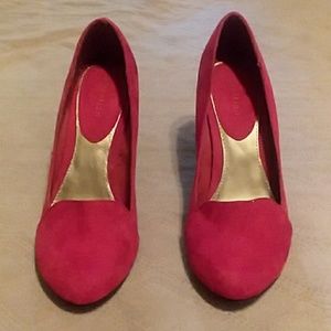 Red Wedge Shoes
